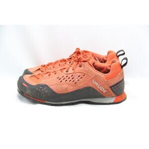 Vaude Wo Dibona Hiking Shoes Womens Size 8 Glowing Red Vibram Trail